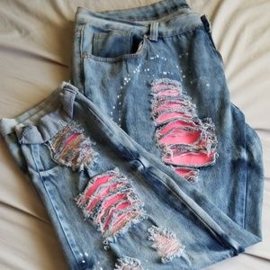 Distressed Jeans